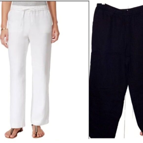 ✨ Linen Drawstring-Waist Pants✨ - Picture 4 of 7